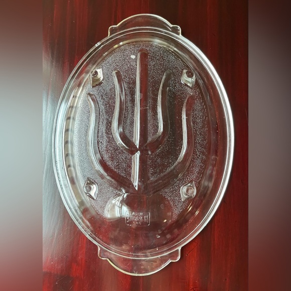 Glasbake Clear Glass Drip Tray #380 - Picture 2 of 8